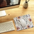 thumbnail image 6 of Boho Style Wildflower Mouse Pad,Anti Slip Rubber Mousepads, Floral Mouse Mat with Stitched Edge 10x12 Inch, 6 of 7