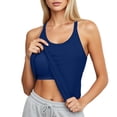 thumbnail image 3 of Womens Workout Tank Tops , Yellow Tank Top , Running Tank Tops Seamless Yoga Tank Top Built In Light Support Bra For Fitness Workout And Casual Wear, 3 of 7