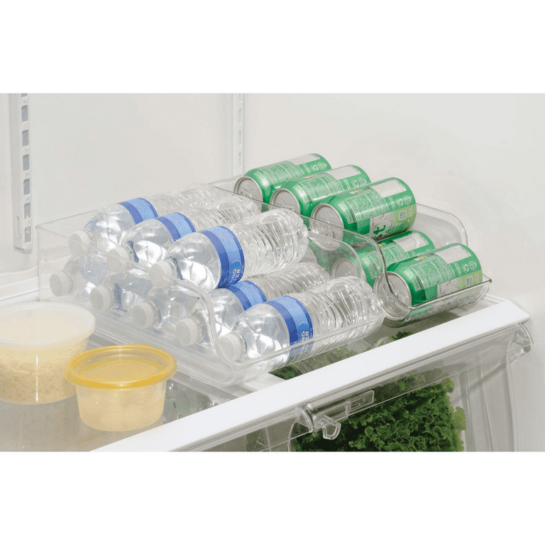 Clear Plastic Water Bottle Storage Organizer Bin, Storage