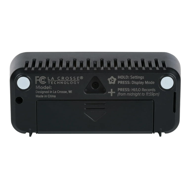 La Crosse Technology Mini Digital Alarm Clock with Comfort