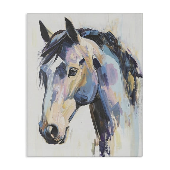 Stupell Industries Contemporary Chromatic Stallion Abstraction Canvas Art, 16 x 20, by Svetlana Aleynikova