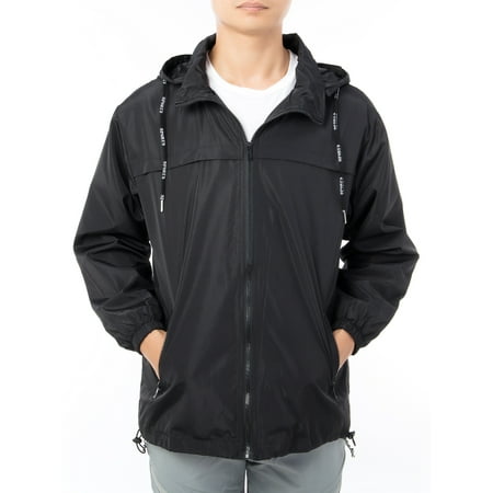 Men's Hooded Windbreaker Full Zip Pockets Lightweight Water-Resistant ... - 7c2317be 4837 4766 B665 D20f03a94684 1.4fa510543f38b0D42D87c55397af73D8