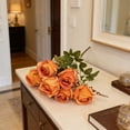 thumbnail image 4 of CaiYueKe Artificial Silk Rose Bouquet Fake Flowers Home Decor Wedding Centerpiece Arrangement Photography Props High End Realistic Floral Decorations, 4 of 7