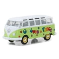 thumbnail image 2 of 1964 Volkswagen Type 2 Samba Bus "Peace & Love" Light Green Series 7 Club Vee Dub 1/64 Diecast Model by Greenlight, 2 of 3