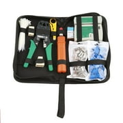 9-in-1 Professional Computer Telephone Network Ethernet LAN Kit RJ45 Cat5e Cat6 Cable Tester Crimper Crimping Tool Set