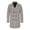 08Gray, variant on Mens Pea Coat Wool Long Slim Fit Classic Lapel Trench Overcoat Double Breasted Casual Windbreaker Jackets