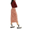 thumbnail image 2 of Free People Normani Snake Print Silky A-line Skirt Rust/Cream ( 4 ), 2 of 2