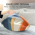 thumbnail image 4 of Yayeee Pillowcase King Size Set of 2 Satin Wrinkle Resistant Pillow Case, Beige Abstract Wavy, 4 of 8