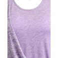 thumbnail image 4 of Camiseta Talla Extra Desteñida Asimétrica Rosegal Mangas largas de talla grande, 4 of 5