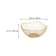 thumbnail image 5 of 2 UNIDS Hierro Arte Fruit Cestas Hueco Delicado Fruta Contenedor Snack Cesta, 5 of 6