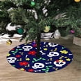 thumbnail image 2 of FMSHPON Skulls Xmas Christmas Tree Skirt Stand Mat for Holiday Party Decoration Indoor Outdoor 36 inches, 2 of 3