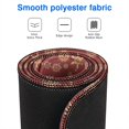 thumbnail image 3 of Long Mouse Pads for Desk,Red Christmas Snowflake Pattern Desk Mats on Top Of Desks, Desk Mouse Pad Extra Large with 3mm Non-Slip Base and Stitched Edge for Gaming,Office,Work,Home 47.3x23.6in, 3 of 5