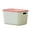 Blue M, variant on mdesiwst Storage Box with Handle And Lid Organizer Space Saving Stackable Container for Kitchen Bedroom Dormitory