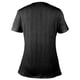 thumbnail image 2 of Gibobby Camiseta con cuello en V para mujer Camiseta manga corta con cuello en V para mujer, informal, holgada, con botones encaje, patrón trenzado(Negro,M), 2 of 5