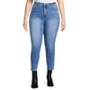 Wax Jean Juniors' Plus Size High Rise Fleece Lined Jeans