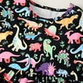 thumbnail image 6 of URMAGIC Toddler Girls Dress Dinosaur Print Sleeveless Sundress Summer Apparel 18-24 Months, 6 of 9
