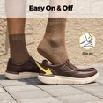 thumbnail image 5 of Fittington Men's Wide Width Slip On Dress Shoes Water-Resistant Lightweight Casual Business Oxfords Leather Shoes 10 Extra Wide, 5 of 11