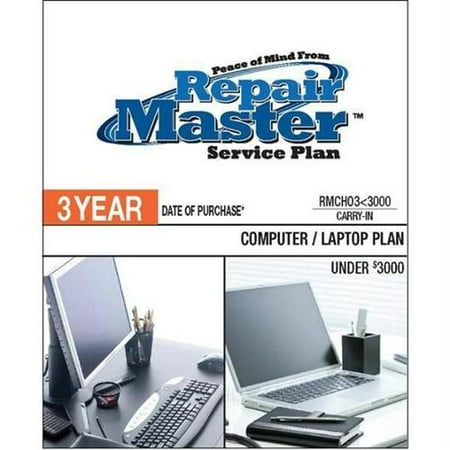 Repair Master 3-Yr Date of Purchase Computer/Laptop Plan - Under $3,000