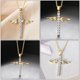 thumbnail image 5 of 1pc chic collar de cuello de cuello de cuello de cuello de cuello de la joyería del cuello (dorado), 5 of 6
