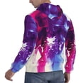 thumbnail image 6 of Naloa Dual Skulls Colorful Fusion Men's Casual Hooded Collar Drawstring Hoodies Pullover Sweatshirts Casual Long Sleeve Shirts-4X-Large, 6 of 7