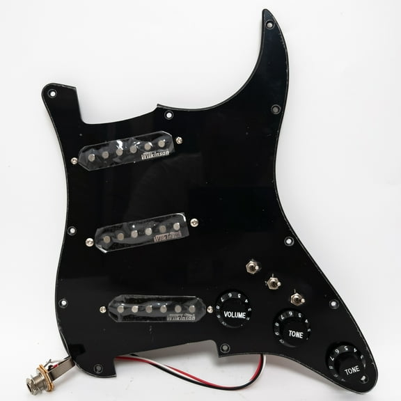 Guitar Prewired Loaded Pickguard with SSS Wilkinson Alnico 5 Pickups for fender Strat guitar