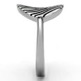thumbnail image 4 of Womens Rings High polished (no plating) 316L Stainless Steel Ring with Epoxy in Jet TK1078, 4 of 4