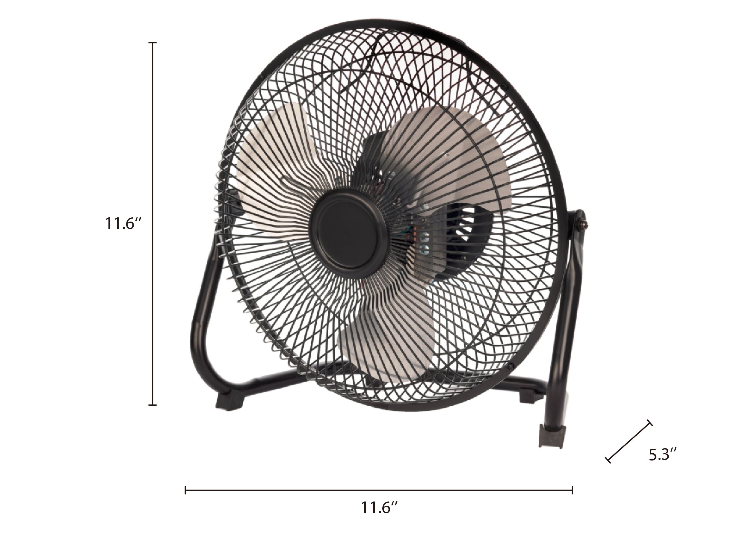 MAINSTAYS 9″ 3-SPEED HIGH VELOCITY METAL FAN WITH 360-DEGREE TILT AND WALL MOUNT