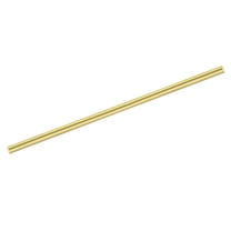 Uxcell 1Pcs Brass Rods 0.24 x 7.87" Brass Solid Round Stock Lathe Bar for Knife Handles Pin DIY Craft Model Plane