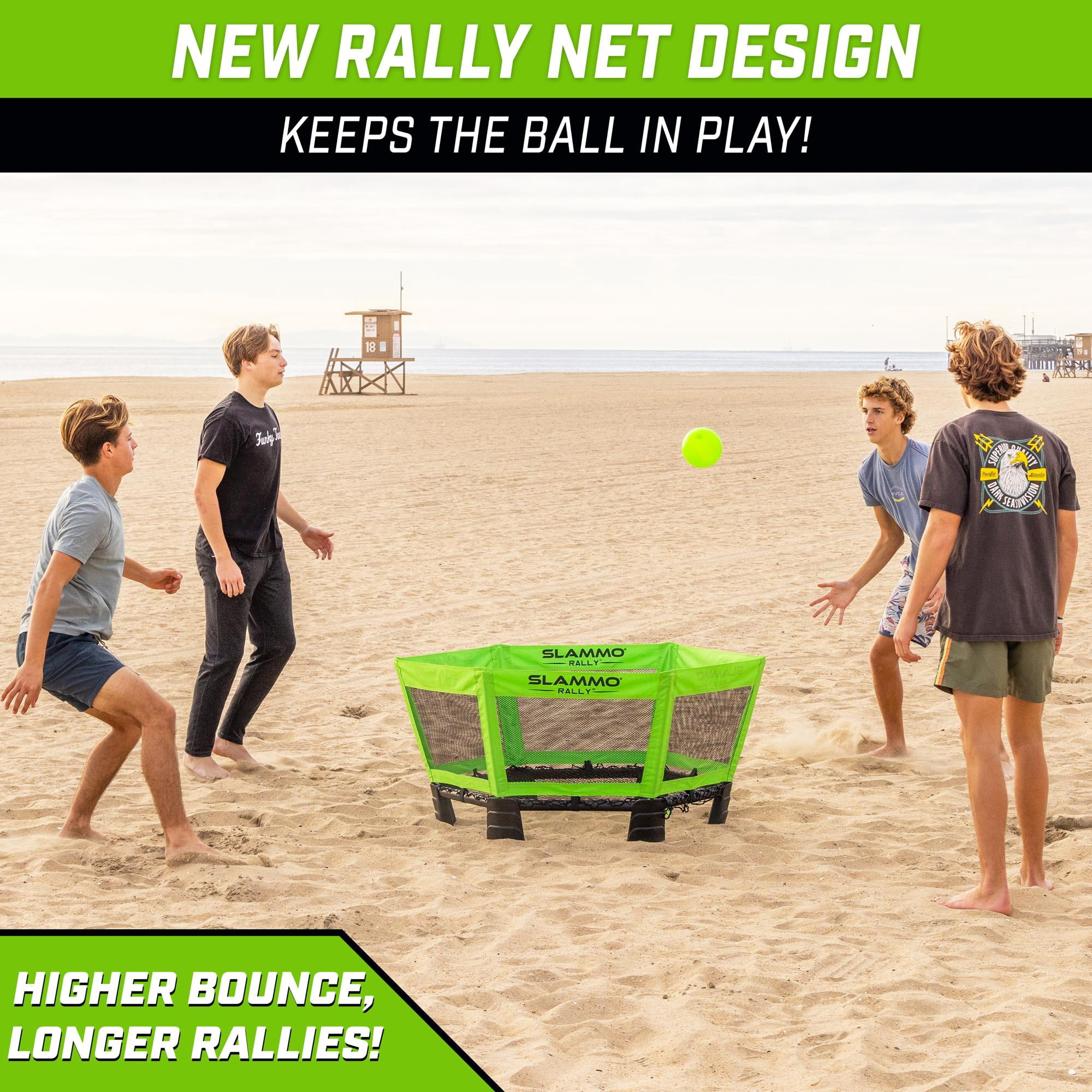 GoSports Slammo Rally Game Set - Roundnet with Longer Rallies