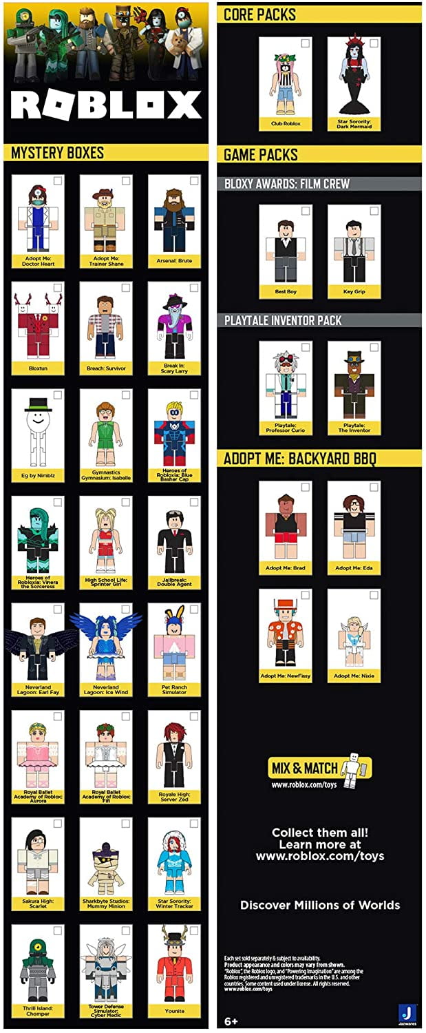 Roblox Pack 4 Bonecos Adopt Me Backyard bbq + Código Virtual em Promoção na  Americanas