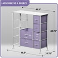 thumbnail image 4 of Sorbus Kids Teens Boys and Girls Closet Drawer Organizers, Purple, 4 of 8