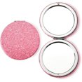 thumbnail image 1 of Mini Compact Mirror Pink Small Mirror for Purse Pocket Mirror for Women Girls Compact 1x/2x Magnifying Mirror with PU Leather Mirrors for Women Girls Portable Hand Mirror Pink, 1 of 6