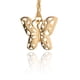 thumbnail image 2 of Collar Doble CYRA Dorado con Dijes Mariposas, 2 of 2