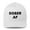 White, variant on Sober AF Black font 4-sided print AA slogans sayings One Day at a Time No Matter What Flexfit Cap Recovery Hat (White, S/M)