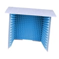 thumbnail image 3 of Bunblic Housse de Bureau Insonorisée Cabine d'Enregistrement Vocal Compacte Réduisant le Bruit Robuste Portable pour Studio d'Enregistrement Musical Podcasting Bleu 80cm, 3 of 8