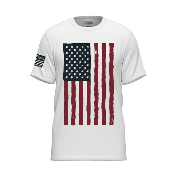 Rags of Honor All Gender Short Sleeve Brush Stroke Flag Graphic Tee in Mens Sizes S-5XL