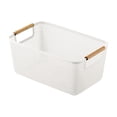 thumbnail image 1 of Organizador para almacenamiento, soporte para ropa, contenedor de juguetes para cocina y mesa Blanco, 1 of 9