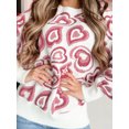 thumbnail image 5 of Valentine’s Day Sweatshirt for Women Heart Printed Long Sleeve Pullover Jumper Tops Oversized Love Sweater Tops, 5 of 8