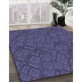 thumbnail image 2 of Ahgly Company Indoor Rectangle Patterned Slate Blue Area Rugs, 7' x 9', 2 of 6