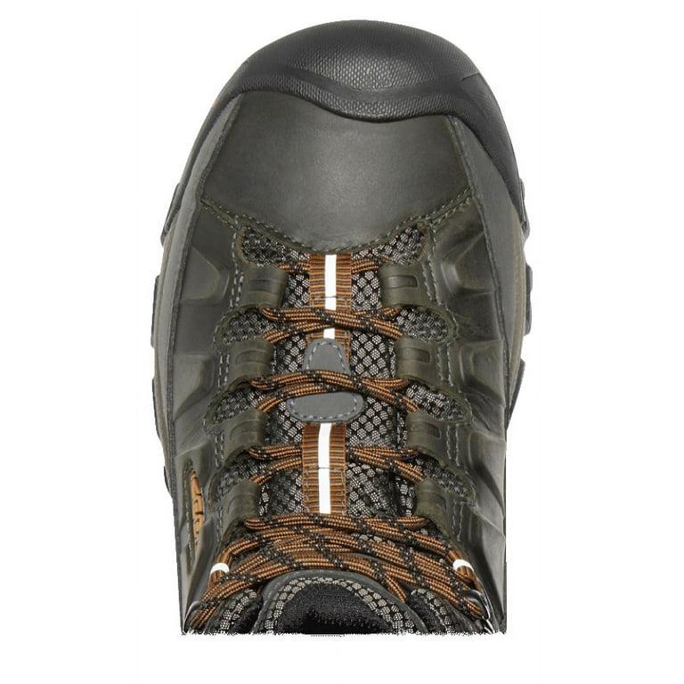 KEEN Targhee III Mid Waterproof Hiking Boots for Men Black Olive