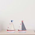 thumbnail image 5 of Model Sail Boat Decorations Beach Event Decoration Resin Material 4Pcs, 5 of 5