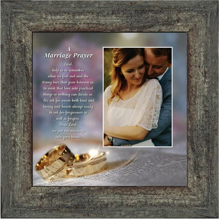 Framed Prayer for Your Marriage, Christian Wedding Gift for Bride and Groom, 10X10