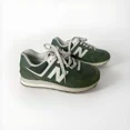 thumbnail image 1 of New Balance U574FGG Sneakers Mens Size 5.5 Women’s 6.5 Green / White Suede NEW, 1 of 6