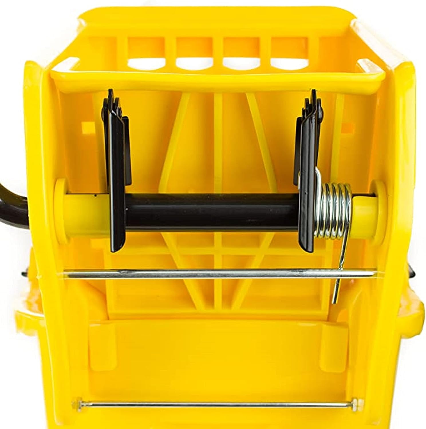 TrueCraftware- 36 qt. Yellow Mop Wringer- Pail/Mop Bucket Side-Press Replacement Wringer Household Portable Mop Bucket Wringer Ideal for Household and Public Places Floor