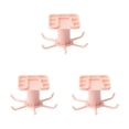 thumbnail image 2 of Transemion 1/2/3/5 Kitchen Hanger Self-adhesive Replacement Solid Color Rotatable 6 Claw Detachable Cup Brush Rack Holder Accessories Pink 3PCS, 2 of 6