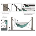thumbnail image 4 of serony Camping Hammock with Net Netting Hanging Sleep Bed Swing Green, 4 of 9