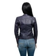 thumbnail image 6 of Trish Womens Leather Jacket (Violet), 6 of 7