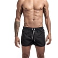 thumbnail image 3 of Unisex Casual Drawstring Pocket Solid Candy Five Point Beach Shorts, 3 of 8