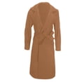 thumbnail image 3 of Women's /winter Plus Long Plus Size Lace Up Coat Coat 100 Wool Coat Women Winter Coat Wool Women's 100 Wool Winter Jackets Warm Wool Winter Jackets Petty Coat Long Womens Coat Wool Long Coats Thick, 3 of 3
