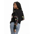 thumbnail image 3 of Jollidays x Glitter and Lazers Women's Meowy Catmas Cardigan, Sizes S-5X, 3 of 9